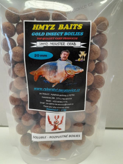 Soluble - rozpustné boilie - Hmyz/Monster Crab - 20mm - 1kg